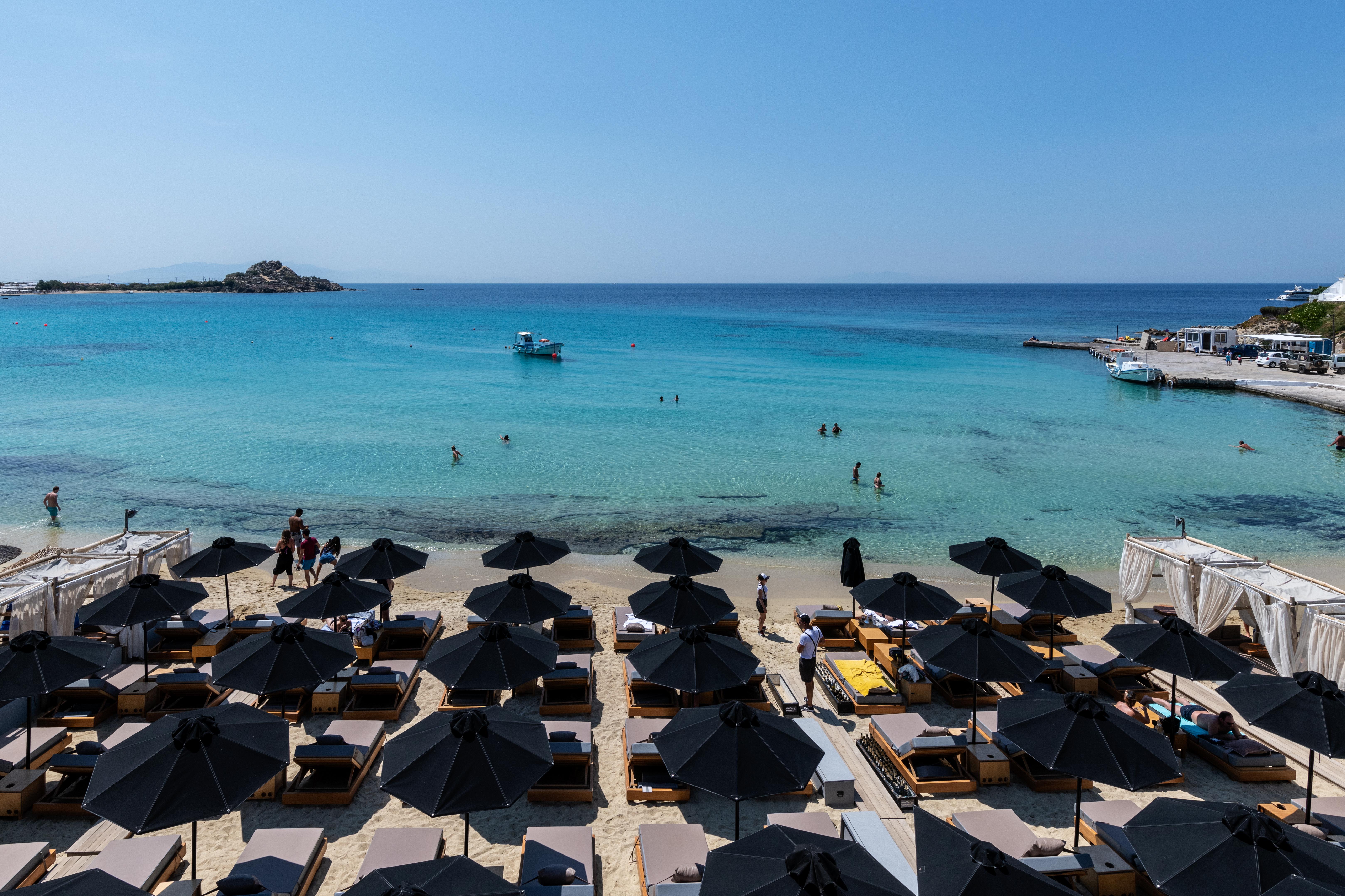 Kosmoplaz Beach Hotel Mykonos Town Zewnętrze zdjęcie