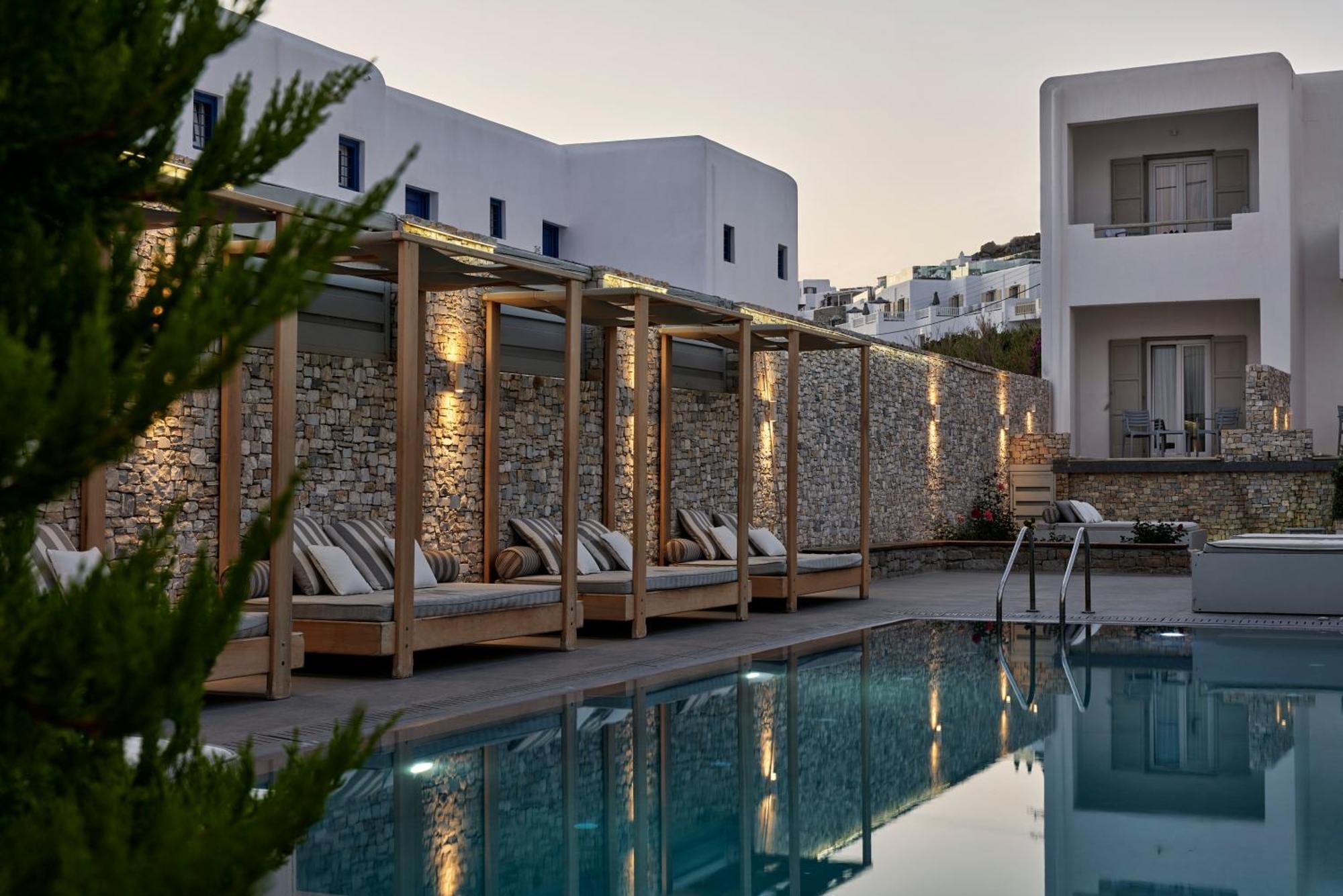Kosmoplaz Beach Hotel Mykonos Town Zewnętrze zdjęcie